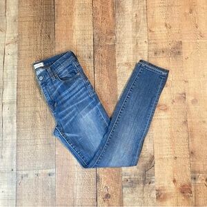 Madewell‎ High Riser Skinny Jeans Size 26 Blue Denim Minimalist Everyday EUC